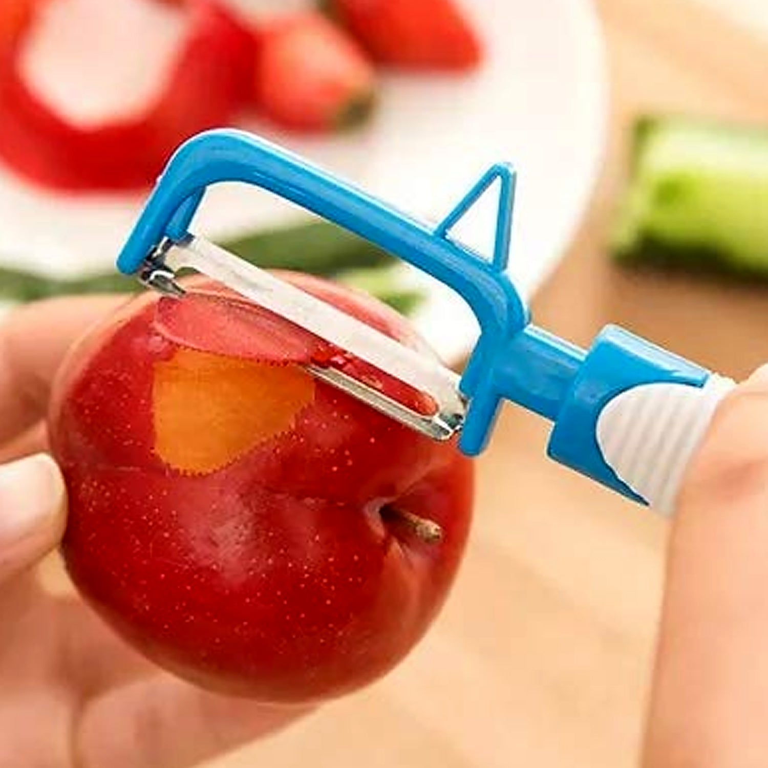 Vegetable Fruit Peelers Slicer & Bottle Opener, Kitchen Peeler For Veggie Fruit Potato Carrot, Bottle Opener With Plastic Handle Bottle Openers Wine Bottle Opener Cold Drink Bottle Opener (2Pc) Vegetable Fruit Peelers Slicer & Bottle Opener, Kitchen Peeler For Veggie Fruit Potato Carrot, Bottle Opener With Plastic Handle Bottle Openers Wine Bottle Opener Cold Drink Bottle Opener (2Pc)
